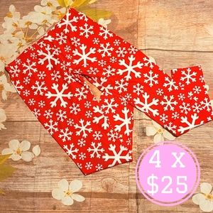 No boundaries snowflakes leggings